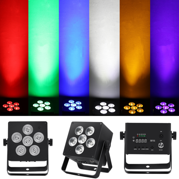 LIGHT4ME ACCU PAR RGBWA-UV reflektor bateryjny - obrazek 3
