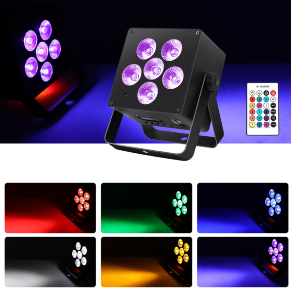 LIGHT4ME ACCU PAR RGBWA-UV reflektor bateryjny - obrazek 2