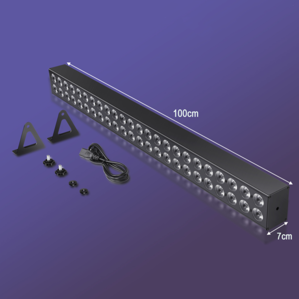 LIGHT4ME PIXEL BAR 48 RGBA listwa oświetleniowa oświetlenie sceniczne dekoracja światłem 48x3W LED - obrazek 7