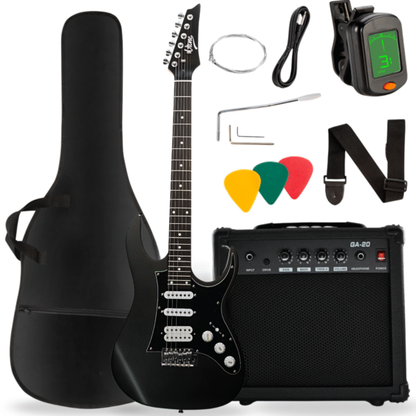 V-TONE EGA 39 MBK gitara elektryczna 4/4 stratocaster