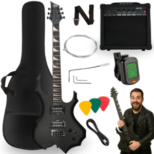 V-TONE EGS 39 MBK gitara elektryczna 4/4 czarny mat 39"