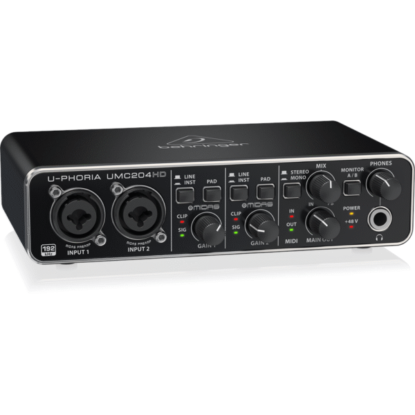 Behringer UMC204HD Interfejs audio USB - obrazek 4
