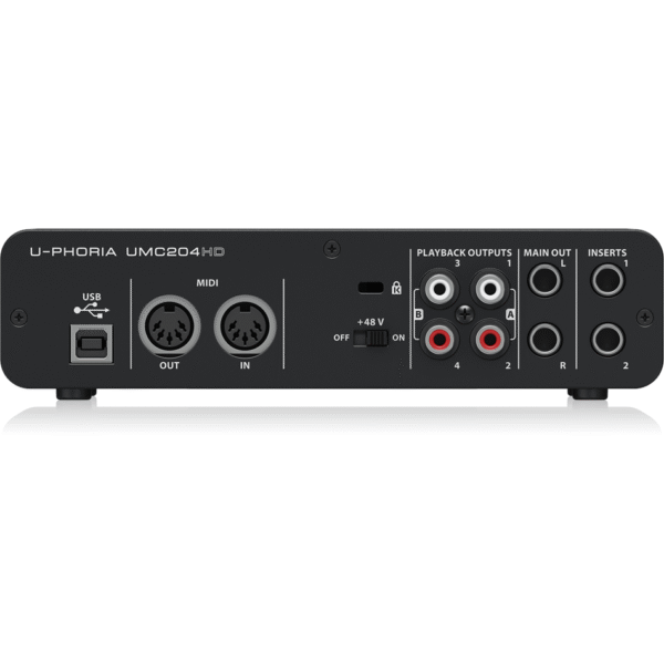 Behringer UMC204HD Interfejs audio USB - obrazek 5