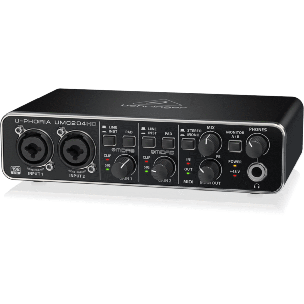 Behringer UMC204HD Interfejs audio USB - obrazek 3