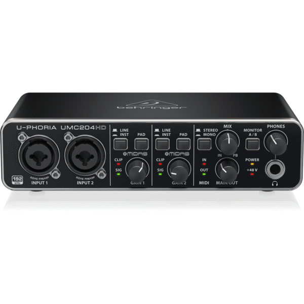 Behringer UMC204HD Interfejs audio USB - obrazek 2