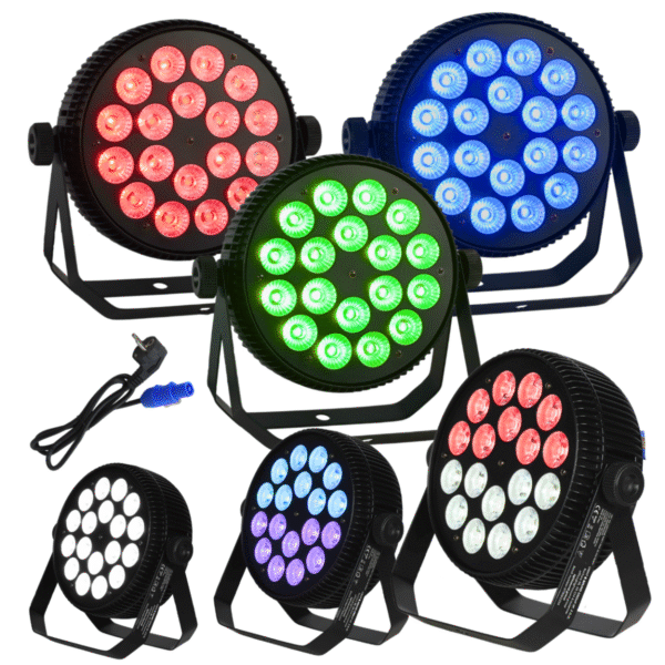 LIGHT4ME PARTY PAR 18x10W RGBW reflektor sceniczny - obrazek 9
