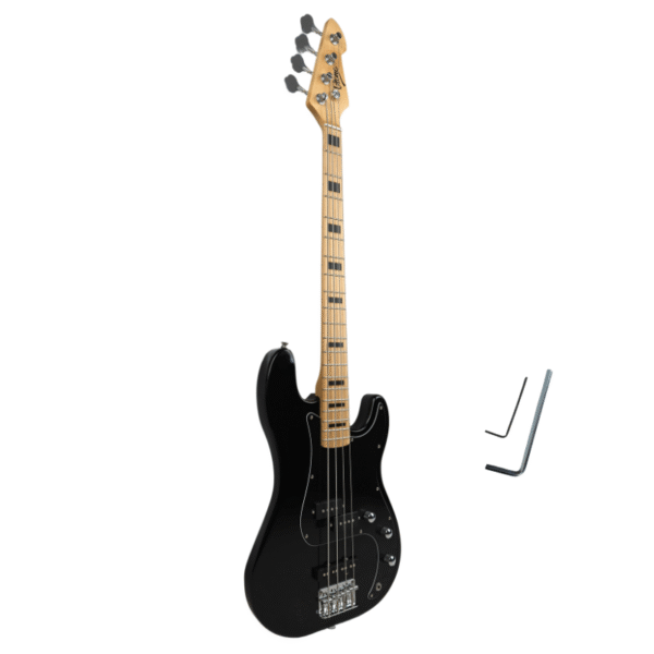 V-TONE PJB46 WH gitara elektryczna basowa 4/4 czarna - obrazek 2