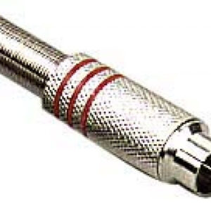 Stagg 0200 M RED - wtyk RCA męski