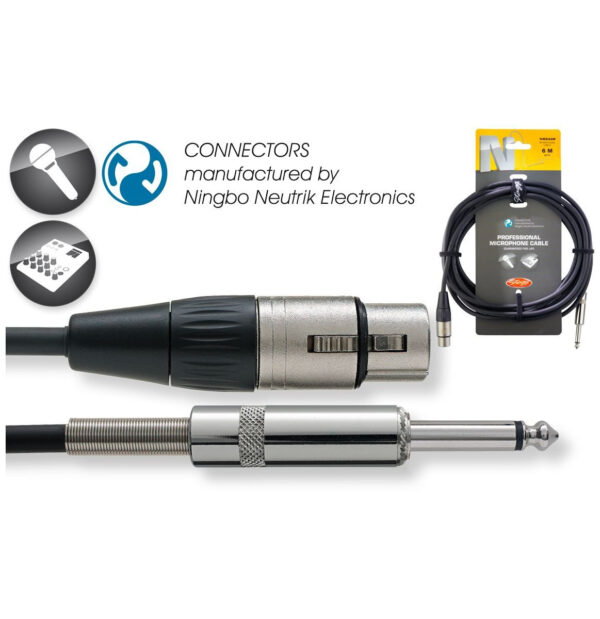 Stagg NMC 6 XP - kabel mikrofonowy 6m - obrazek 2