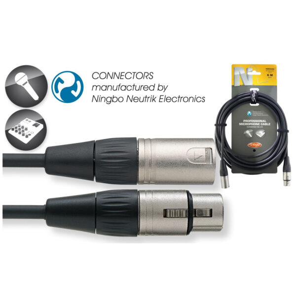 Stagg NMC 6 XX - kabel mikrofonowy 6m - obrazek 2