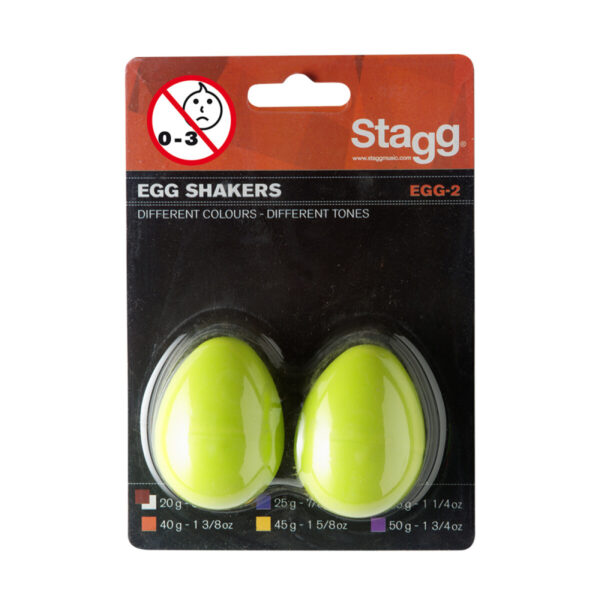 Stagg EGG 2 GR - shakery plastikowe - 35g - obrazek 2