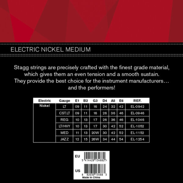 Stagg EL 1152 - struny do gitary elektrycznej - obrazek 2