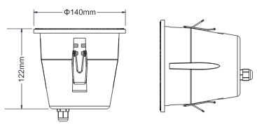 FBT MCSL 006 TWP - głośnik sufitowy - obrazek 2