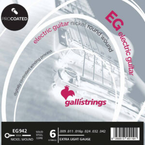 Galli EG942 - powlekane struny do gitary elektrycznej