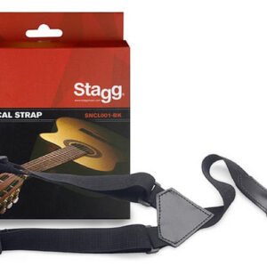 Stagg SNCL001-BK - regulowany pasek do gitary/ukulele