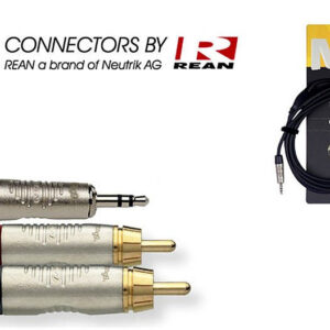 Stagg NYC3/MPS2CM R - kabel instrumentalny 3m