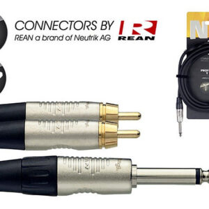 Stagg NYC3/P2CMR - kabel instrumentalny 3m