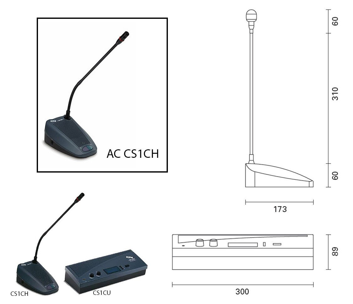 FBT CS 1CH /FBTAC - mikrofon systemu konferencyjnego - obrazek 2