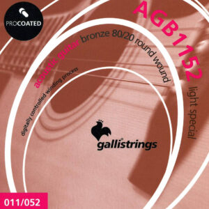 Galli AGB1152 Light special Brass Procoated - struny powlekane do gitary akustycznej