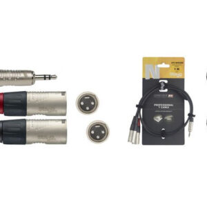 Stagg NYC1/MPS2XMR - kabel instrumentalny 1m