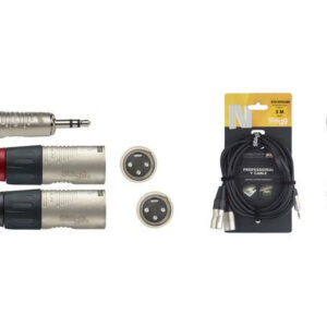 Stagg NYC3/MPS2XMR - kabel instrumentalny 3m