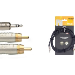 Stagg NYC1.5/MPS2CMR - kabel przejściowy 1,5m