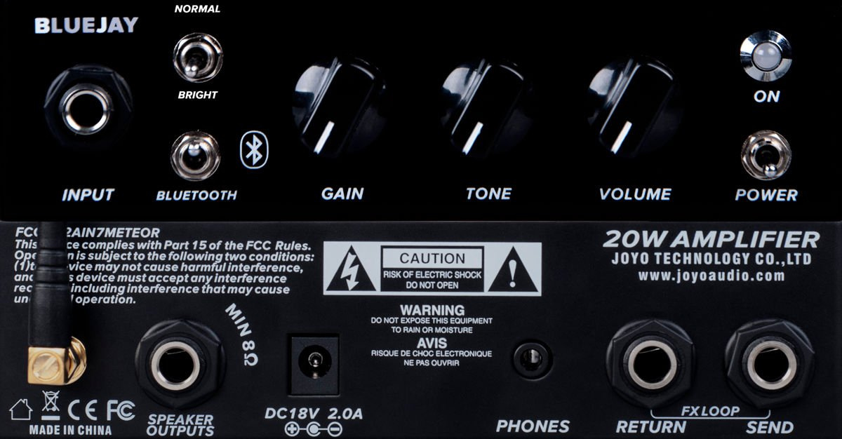 Joyo Bantamp Bluejay - mini głowa gitarowa 20W - obrazek 5