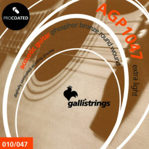 Galli AGP1047 Extra Light - struny powlekane do gitary akustycznej