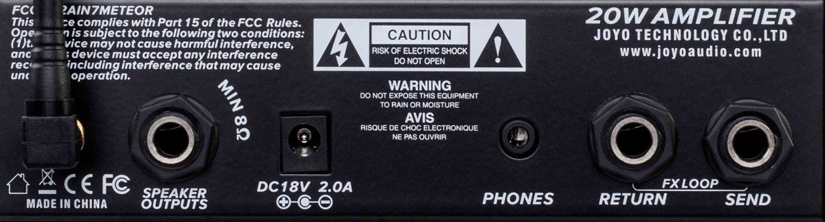 Joyo Bantamp Atomic - mini głowa gitarowa 20W - obrazek 6