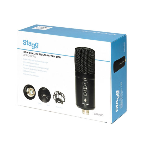 Stagg SUSM60D -  mikrofon pojemnościowy USB - obrazek 3