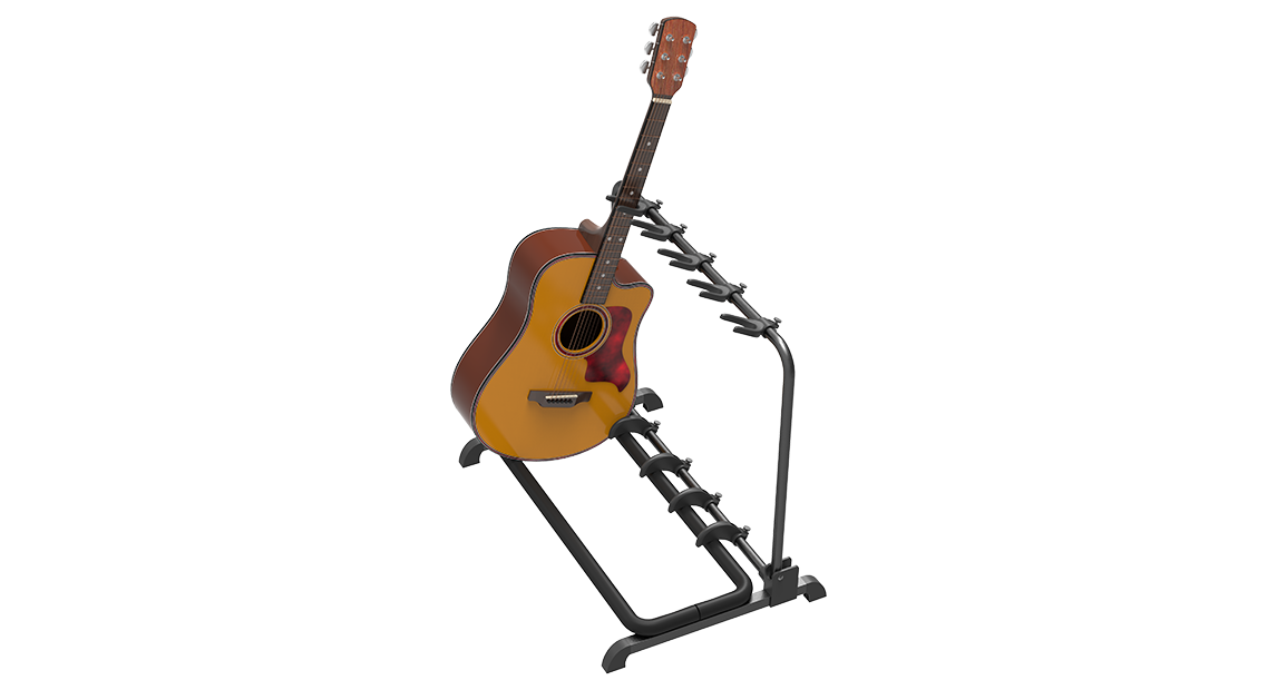 Guitto GGS-07 - statyw na 5 gitar, rack - obrazek 5
