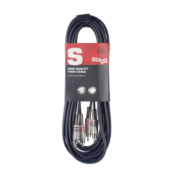 Stagg STC3C - podwójny kabel połączeniowy 3m - obrazek 2