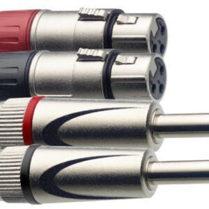 Stagg STC060PXF - podwójny kabel połączeniowy 60cm