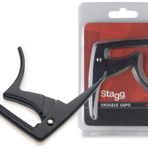 Stagg SCPUK BK - kapodaster do ukulele