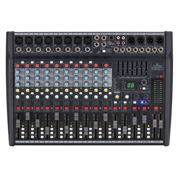 Soundsation ALCHEMIX 802UFX - mikser analogowy z interfejsem USB - obrazek 2