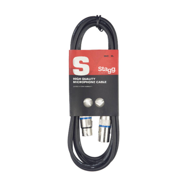 Stagg SMC1 BL - kabel mikrofonowy 1m - obrazek 2