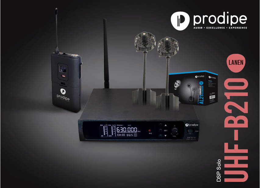 Prodipe UHF DSP AL21 PACK SOLO - system bezprzewodowy do akordeonu - obrazek 6