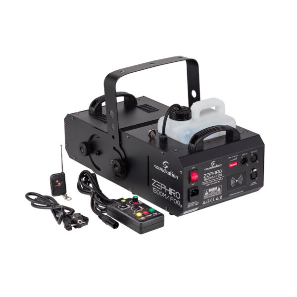 Soundsation Zephiro 1500MA FOG - wytwornica dymu, dwa piloty - obrazek 2