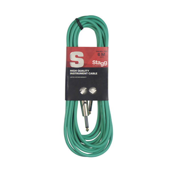 Stagg SGC6DLC GR - kabel instrumentalny 6m - obrazek 2