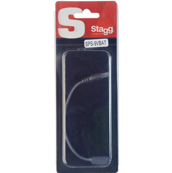 STAGG SPS-9VBAT - Kabel do zasliania efektów 15cm - obrazek 2