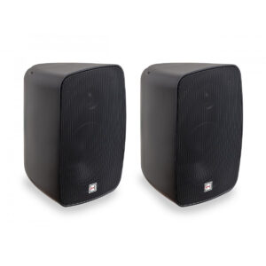 Helvia-LIVEO-640 PBK 6.5" Wodoodporna dwudrożna pasywna para głośników naściennych, czarna