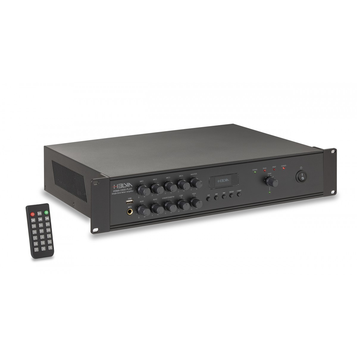 Helvia HSMA-240D PLAY 2U Wzmacniacz miksujący jednostrefowy 240W