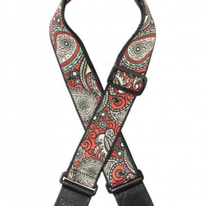 Stagg SWO-PSLY1-RED - pasek do gitary, nylonowy