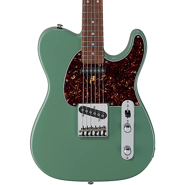 G&L Fullerton Deluxe ASAT Macha Green - gitara elektryczna - obrazek 2