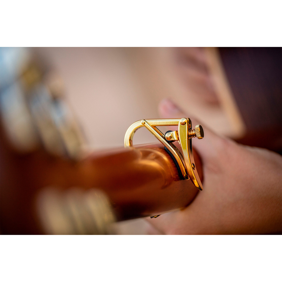 Shubb C2B Original - Kapodaster do gitary klasycznej - mosiężny - obrazek 5