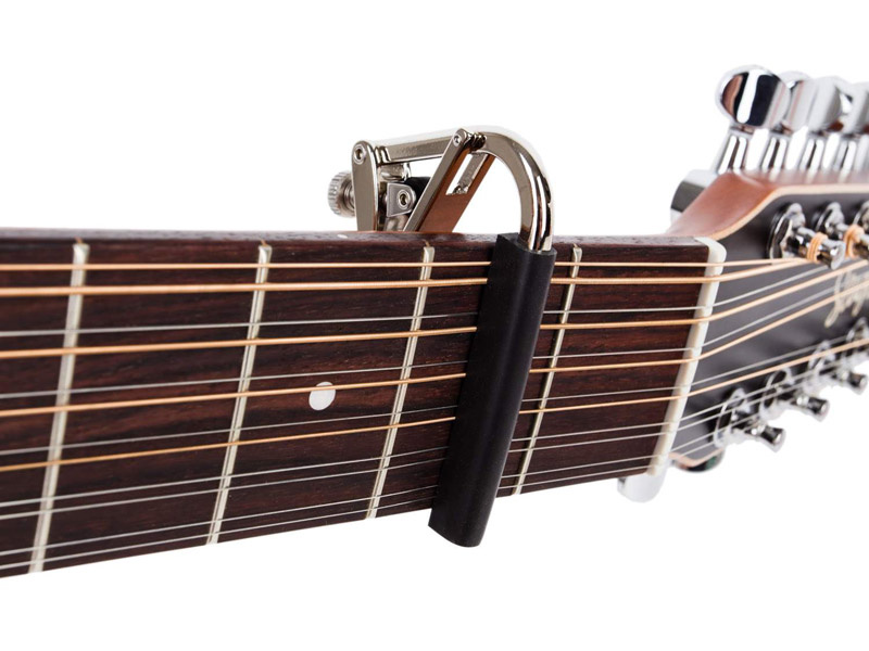 Shubb C3 Standard - Kapodaster do gitary 12-strunowej - srebrny - obrazek 2