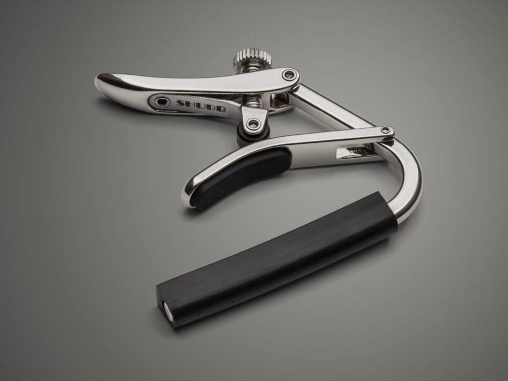 Shubb C3 Standard - Kapodaster do gitary 12-strunowej - srebrny - obrazek 3