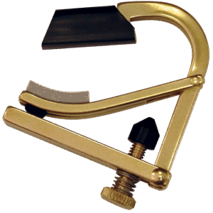 Shubb C7B Partial - Kapodaster do gitary akustycznej - mosiężny