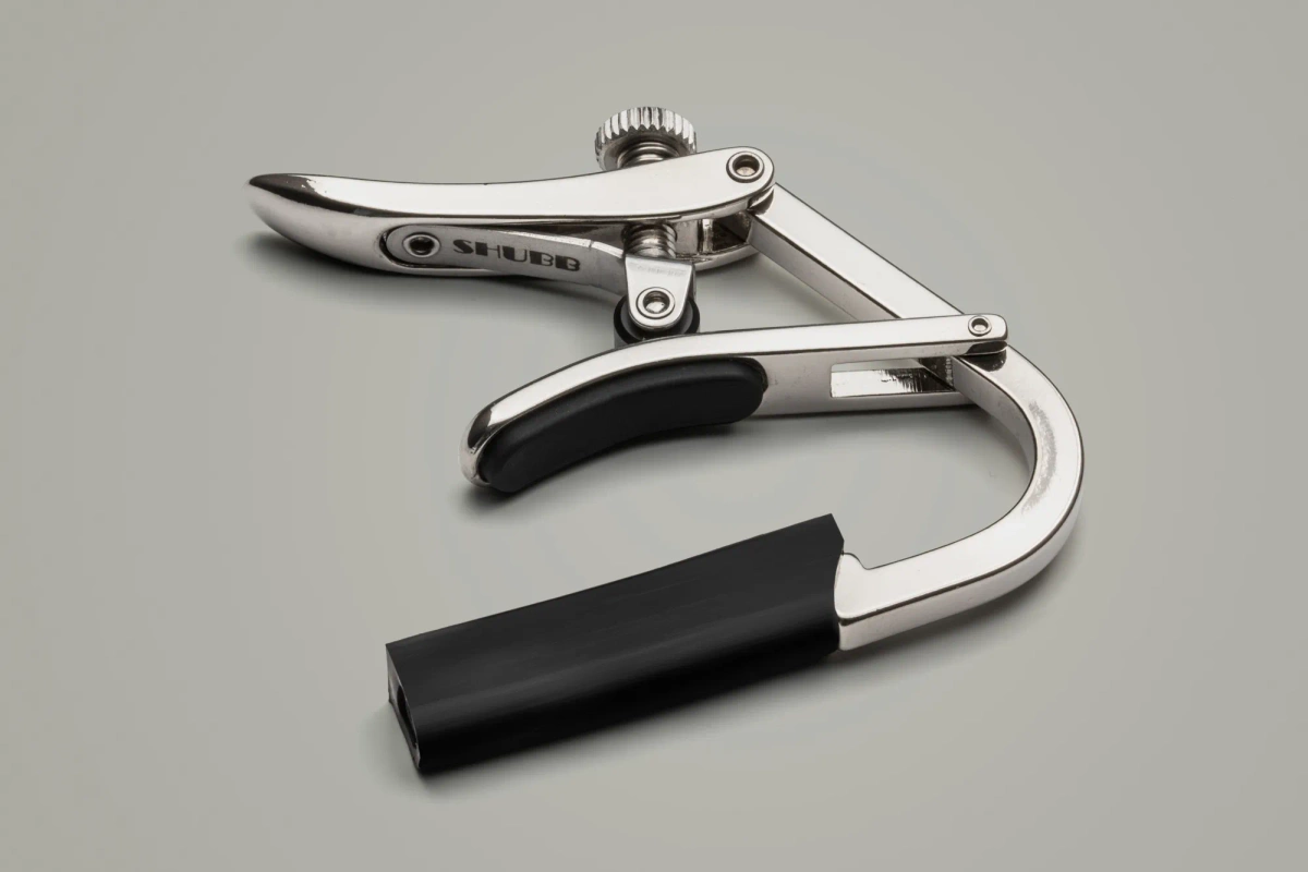 Shubb C8 Partial - Kapodaster do gitary akustycznej | elektrycznej - srebrny - obrazek 2