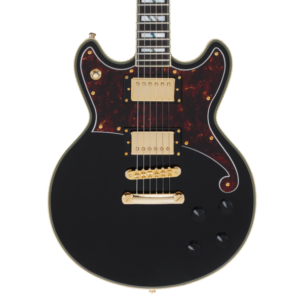 D’Angelico Deluxe Brighton Solid Black - gitara elektryczna - obrazek 3